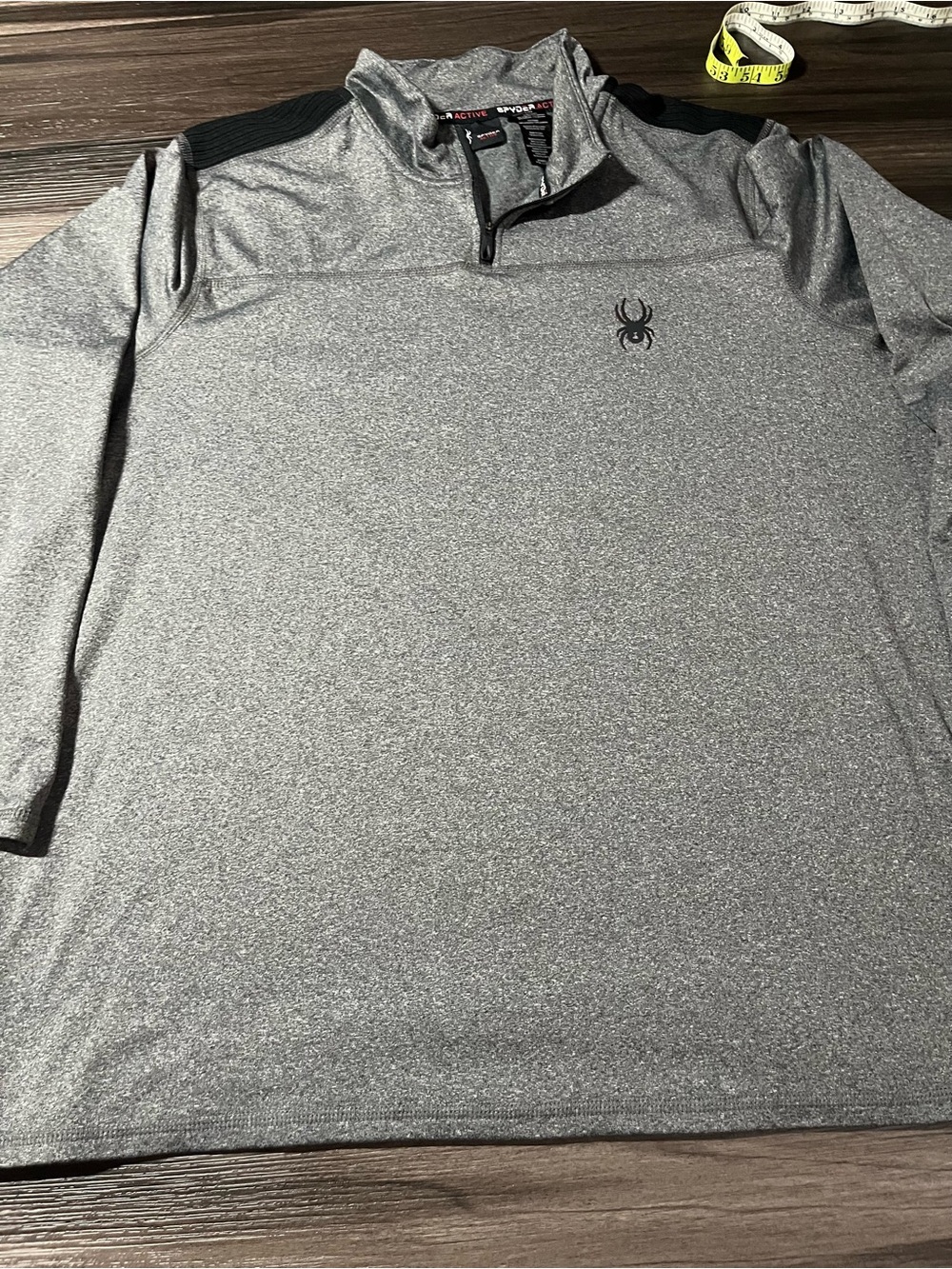 Spyder Lightweight Active 1/4 Zip Gray Men’s Size L